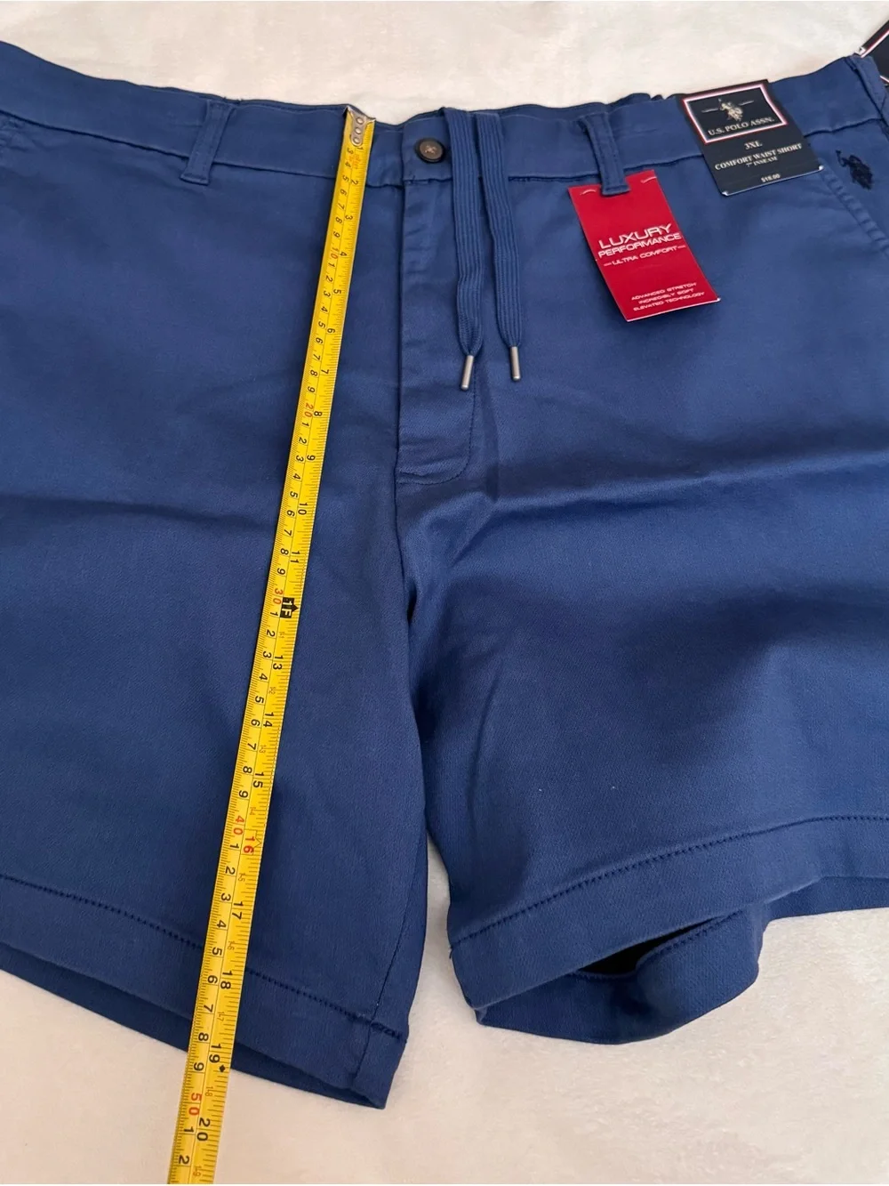 U.S. Polo Assn. Mens Comfort Waist Flat Front Short, 7